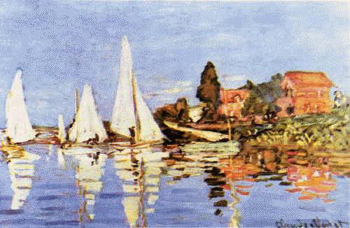 Claude Monet Regatta at Argenteuil China oil painting art
